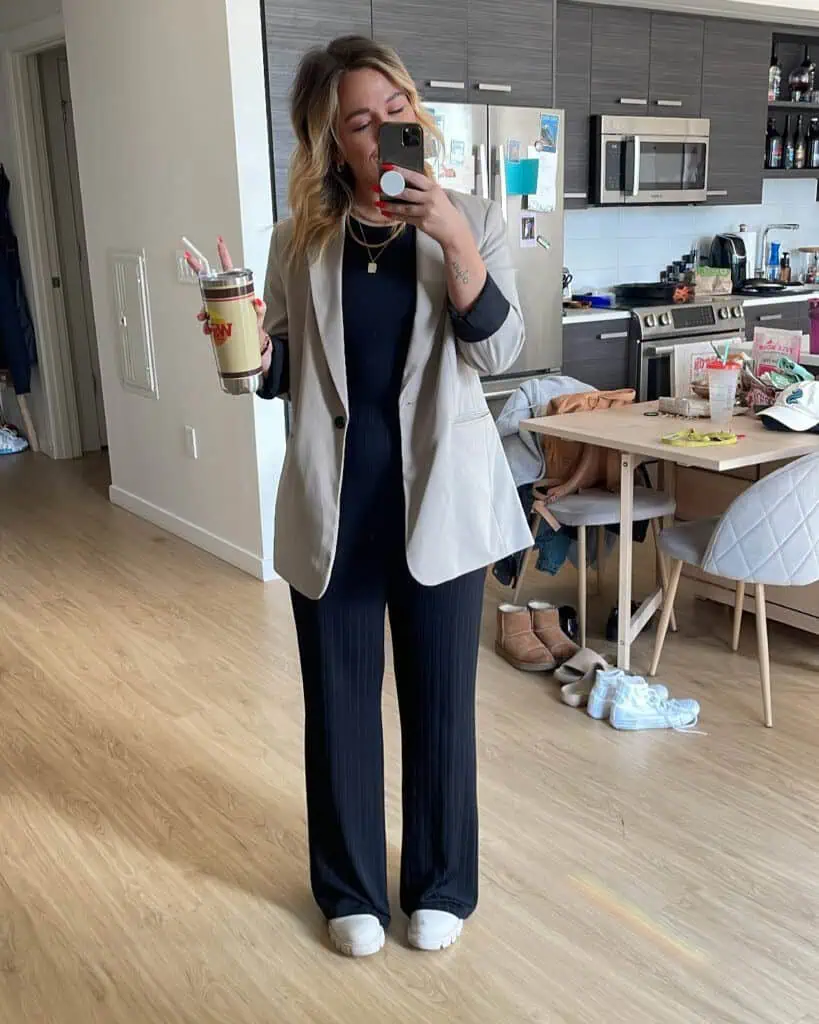 work-outfit-tan-blazer-black-top-and-pants-819x1024