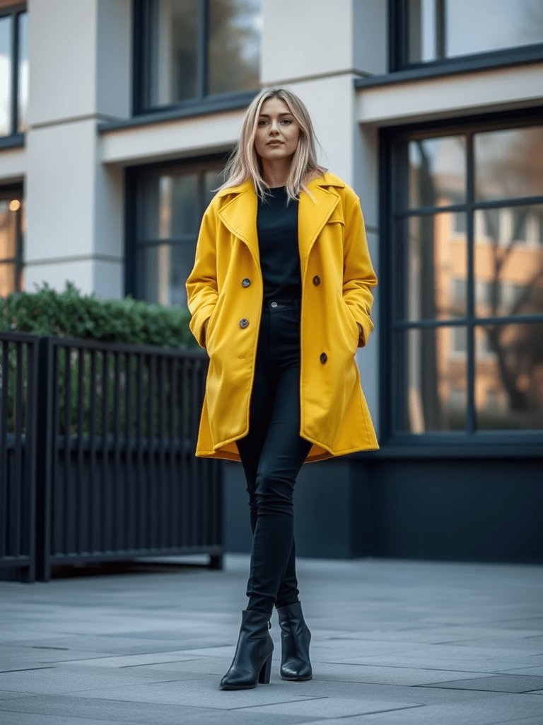 Statement coat outfit