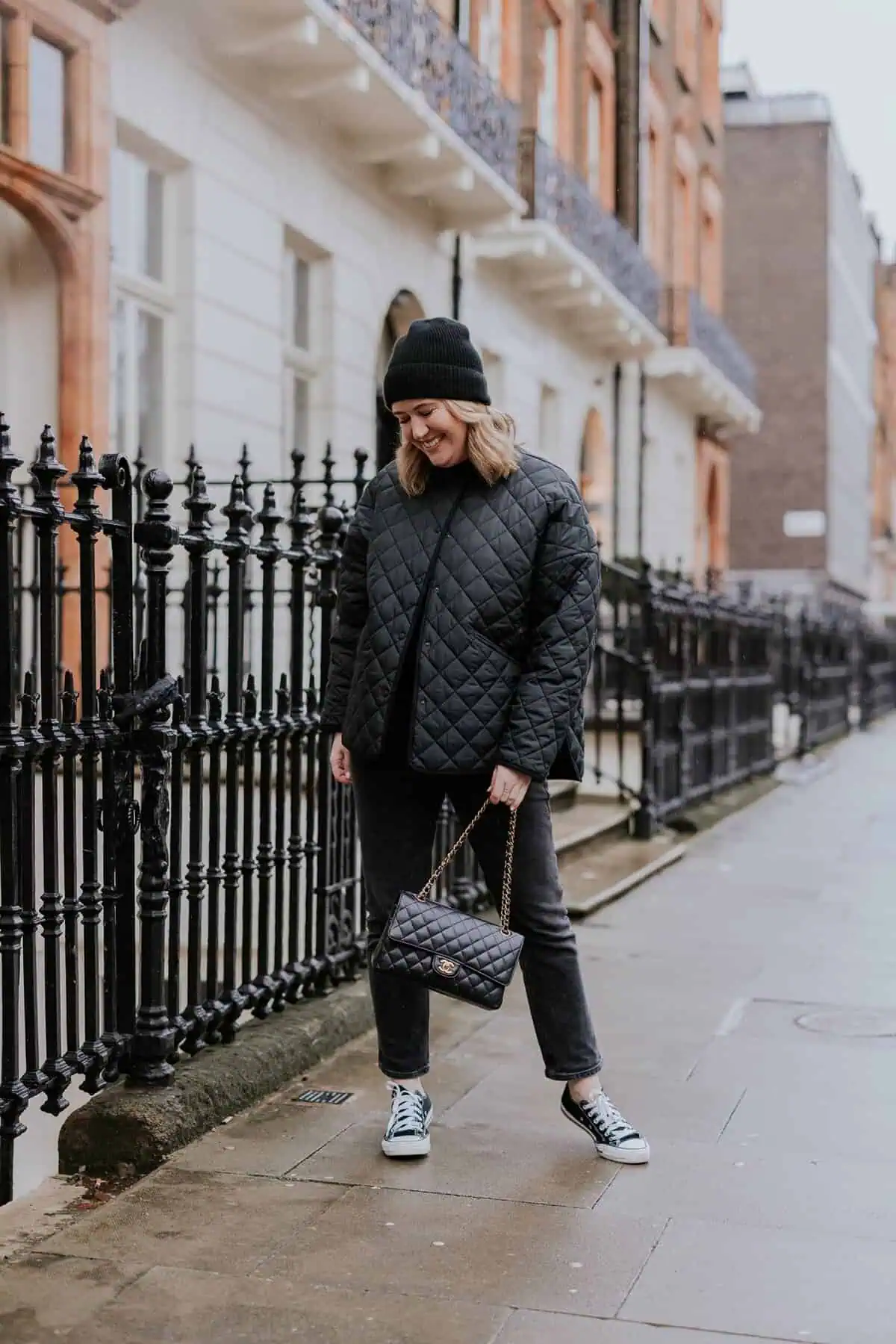 Meghan-Donovan-Quilted-Coat-London-Winter