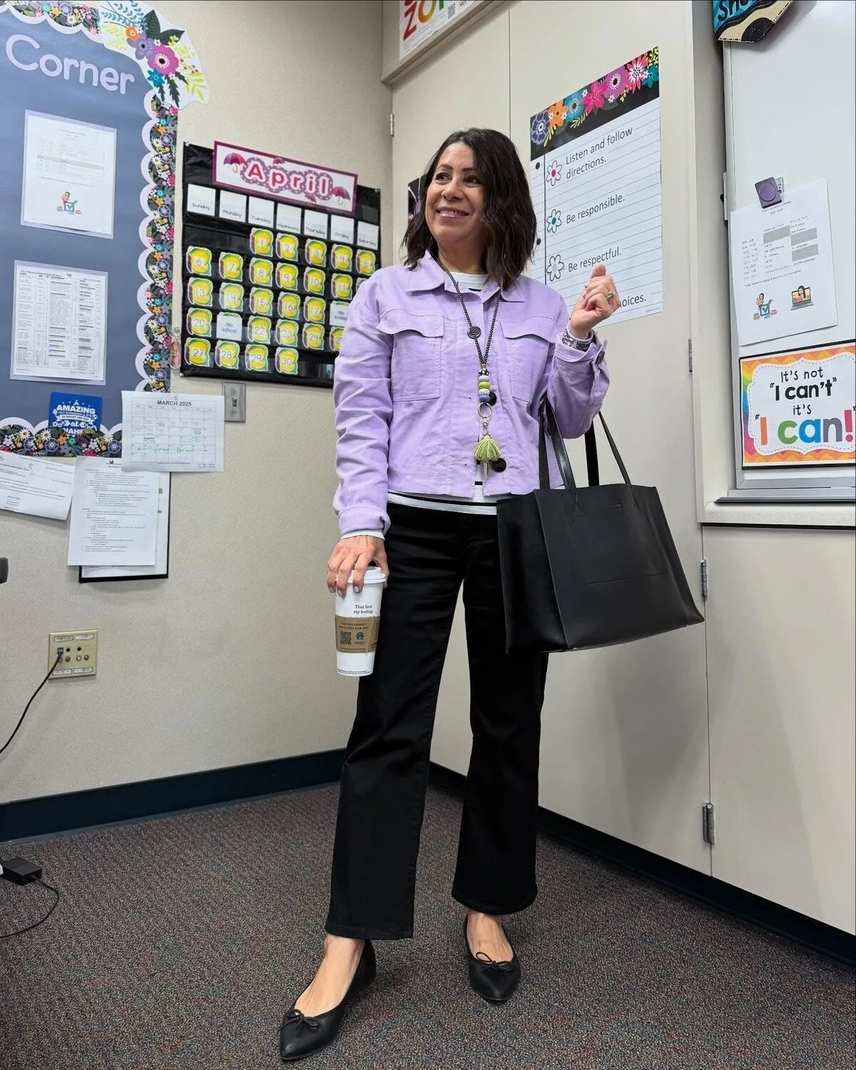 8._Lilac_Jacket_with_Black_Crops_Teacher_Outfits